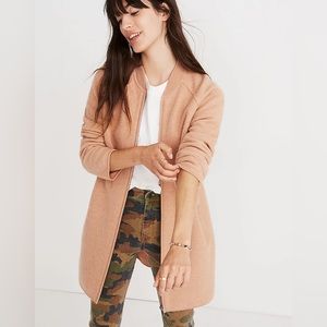 Madewell 100% Wool Bomber Jacket